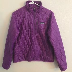 Quarter Zip Purple Patagonia Jacket